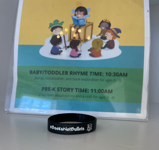 Books Not Bullets Wristbands