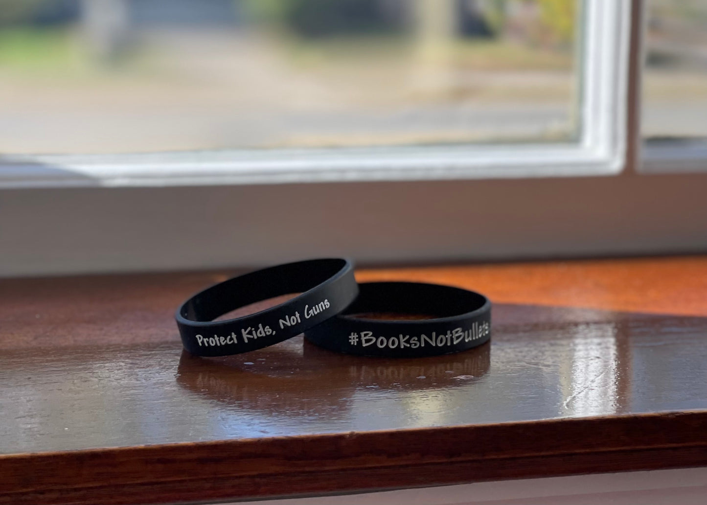 Books Not Bullets Wristbands