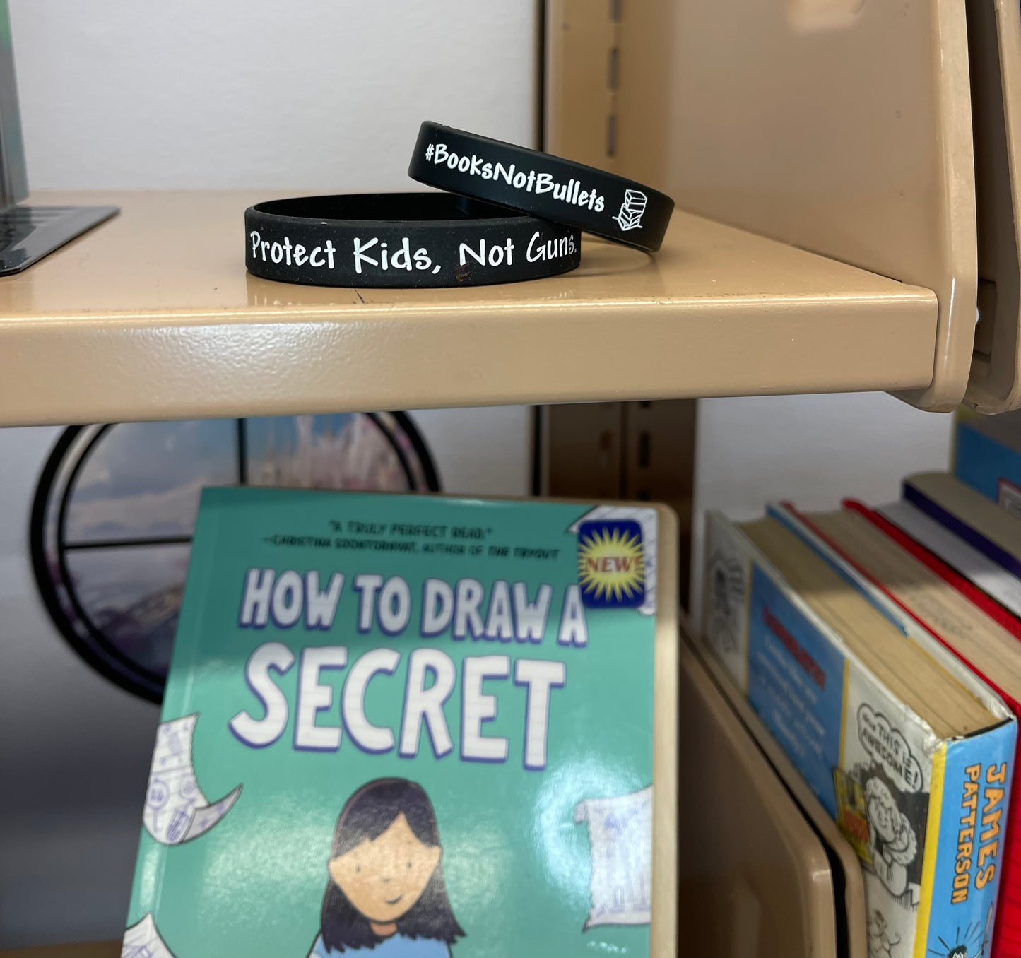 Books Not Bullets Wristbands