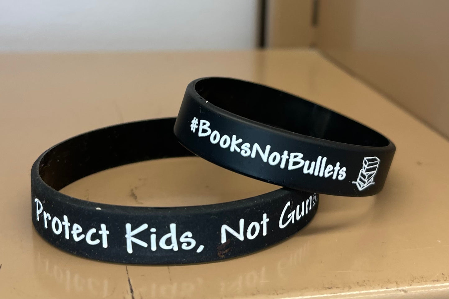 Books Not Bullets Wristbands